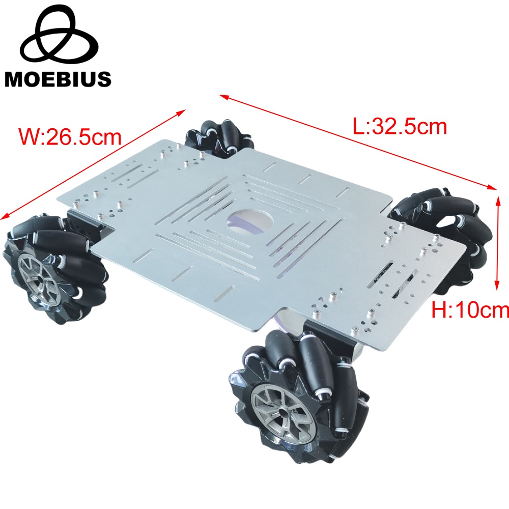 MOEBIUS 26KG Load 4WD Mecanum  - Arduino Kit review and price