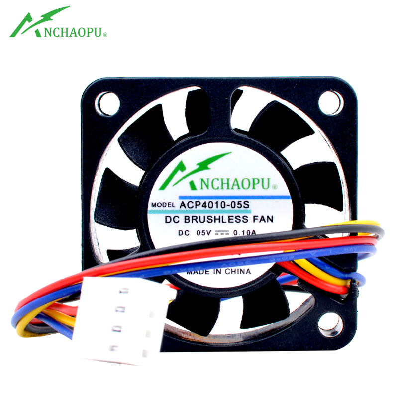 ANCHAOPU 4cm 40mm fan 40x40x10 - Pi 4 Case review and price