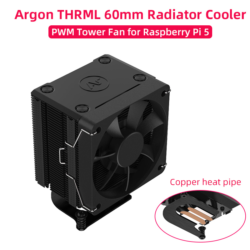 Raspberry Pi 5 Argon THRML 60m - Pi Cooler review and price