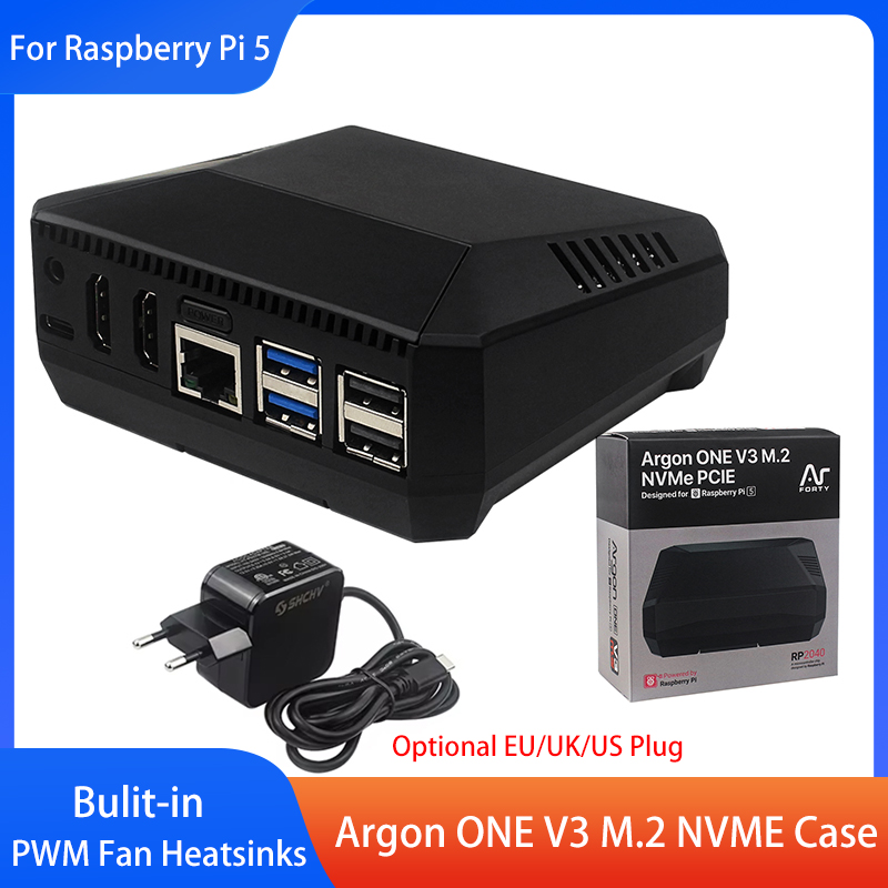 Argon ONE V3 M.2 NVME Case Alu - Pi Cooler review and price