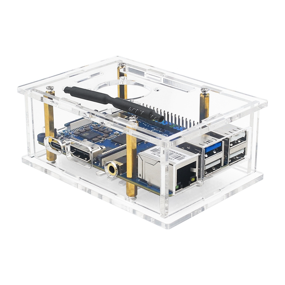 ABFN-Acrylic Case With Cooling - Pi 4 Case review and price
