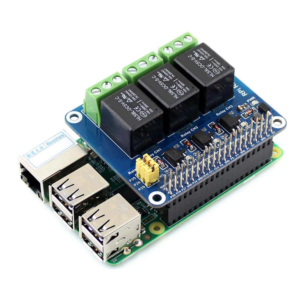 Waveshare 5V 3-Channel Relay M - Raspberry Pi Kit review and price
