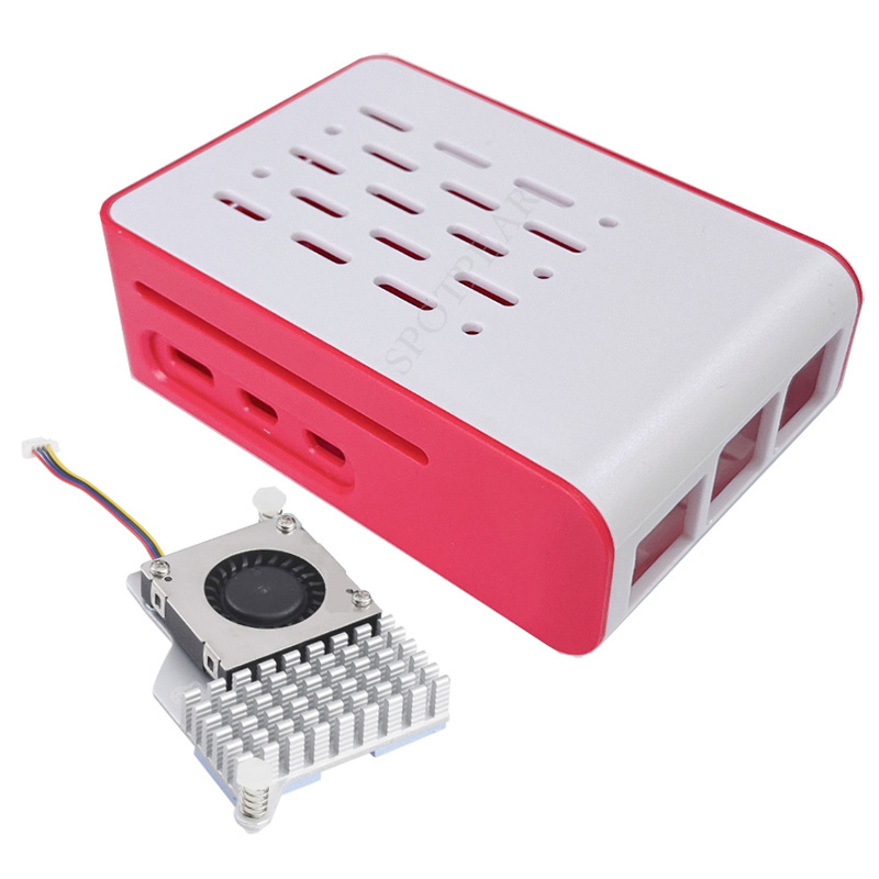 Raspberry Pi 5 Red-White cooli - Pi 5 Case review and price
