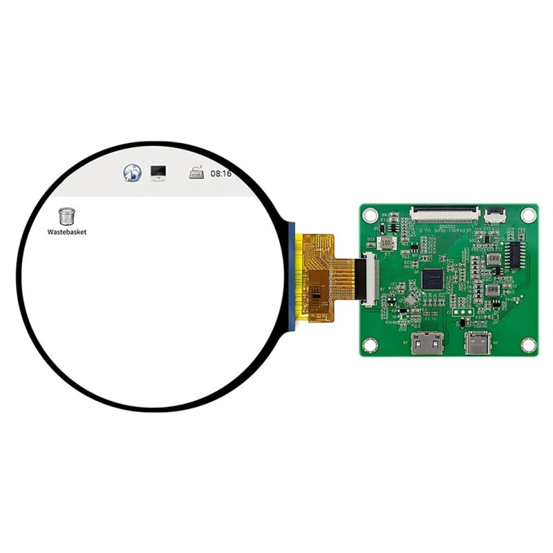 DSI TFT LCD Round Display With - Raspberry Pi 5 review and price