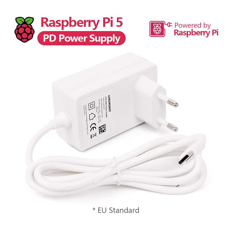 Raspberry Pi 5 PD Power Adapte - Pi Power Supply review and price
