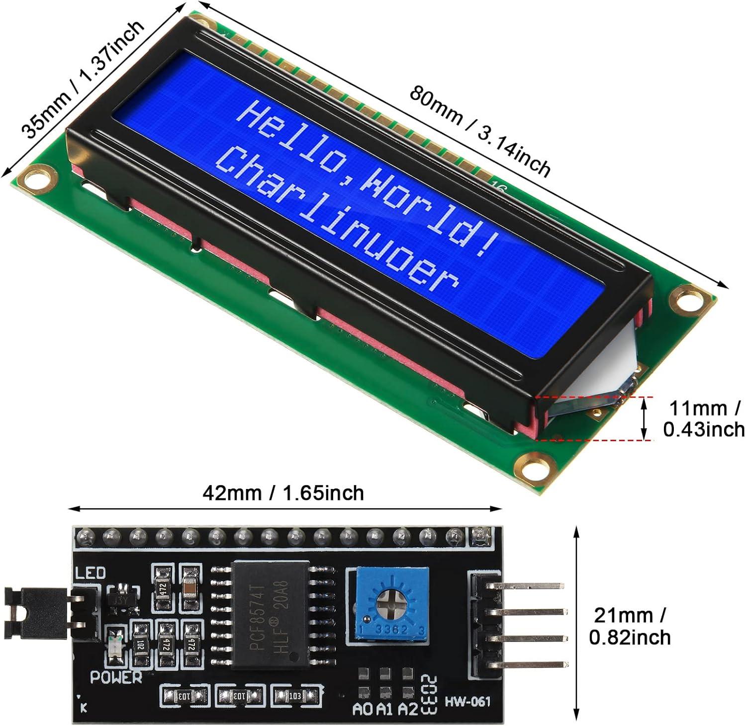 1Set 1602 LCD 20*4 Blue Screen - Raspberry Pi 4 review and price