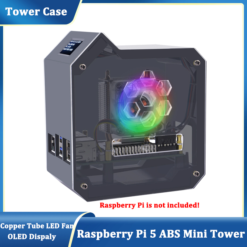 GeeekPi Raspberry Pi 5 ABS Min - Pi Cooler review and price