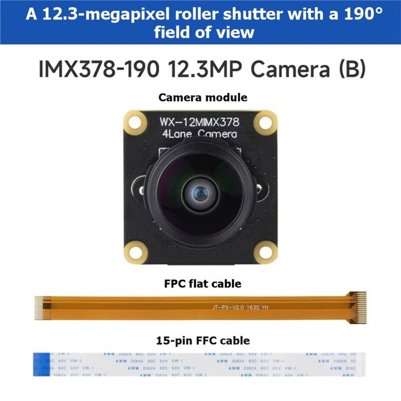 IMX378-190 12.3MP Camera Fishe - Pi Camera Module review and price