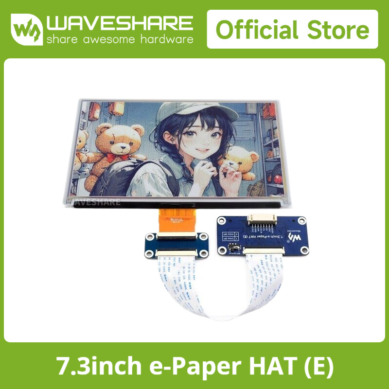 Waveshare 7.3inch 6-Color E-Pa - Pi Display review and price